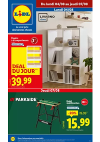 Prospectus Lidl FLEURANCE : Découvrez notre large choix de produits bricolage et accessoires pour animaux, à prix Lidl