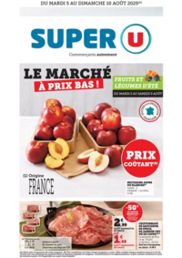 Prospectus Super U MAMERS : Le marché à prix bas!