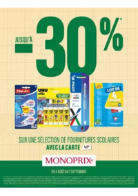 Prospectus Monoprix THONON LES BAINS : GUIDE DE RENTREE