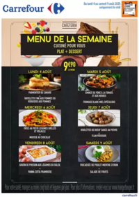 Prospectus Carrefour SOYAUX : MENU CAFÉTÉRIA