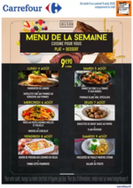 Prospectus Carrefour Express : MENU CAFÉTÉRIA