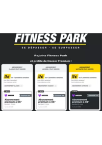 Prospectus Fitness park Albi : Jusqu’à 6 mois de musique offerts