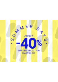 Prospectus Courir SAINT PARRES AUX TERTRES : Summer days -40%