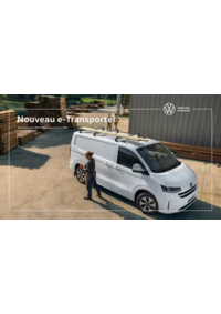 Prospectus Volkswagen Vente et Après-Vente ST HILAIRE LE CHATEL : Nouveau e-Transporter