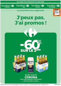 Prospectus Carrefour TINQUEUX : J'PEUX PAS J'AI PROMOS DU 12 AU 24 AOÛT