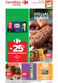 Prospectus Carrefour Drive VILLERS BOCAGE Rue Georges Clémenceau : SPÉCIAL GLACES !