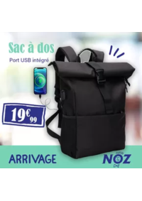 Prospectus Noz Menneval : ARRIVAGE Sac à dos