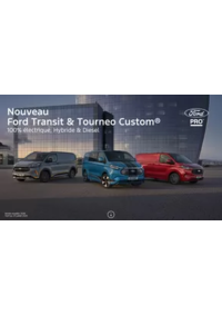 Prospectus Ford BELLEVILLE SUR MEUSE : Ford Nouveau Transit Custom 