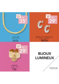 Prospectus Trésor Bijoux TOURVILLE : Bijoux Luminesux