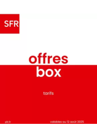Prospectus SFR Granville : Offres box