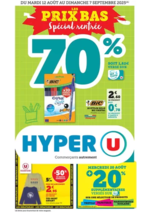 Prospectus Hyper U : Spécial Rentrée des classes