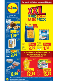 Prospectus Lidl MONTROUGE 74 avenue Marx Dormoy : Vos produits du quotidien sont en format XXL chez Lidl, faites des économies !
