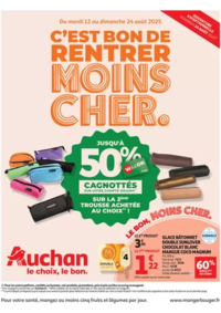 Prospectus Auchan DOMERAT : C'est bon de rentrer moins cher