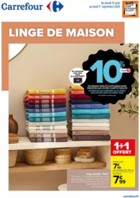 Prospectus Carrefour SEGNY : LINGE DE MAISON