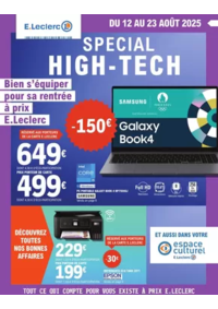 Prospectus E.Leclerc LA FLECHE : HIGH-TECH RENTREE DES ELEVES