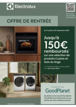 Prospectus Boulanger : OFFRE Electrolux : jusqu'à 150€ remboursés !