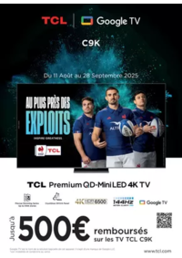 Prospectus Boulanger Angers-Beaucouzé : OFFRE TCL : jusqu'à 500€ remboursés !