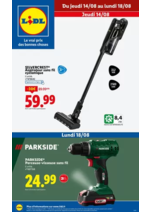 Promos et remises  : Rangements, nettoyage, équipements pour la salle de bien et la cuisine chez Lidl !