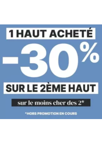 Prospectus Bonobo CC Auchan Petit Foret Valenciennes : -30% sur le 2ème haut