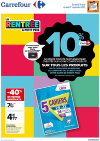 Prospectus Carrefour Express Thiais : LA RENTRÉE À PETIT PRIX