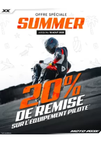 Prospectus Moto Axxe GRENOBLE : Une excellente occasion de renouveler votre équipement moto sans faire mal à votre budget !