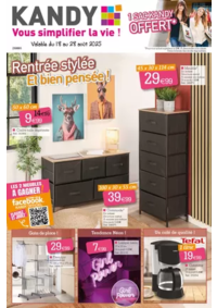 Prospectus KANDY FREVENT : Rentrée stylée et bien pensée !