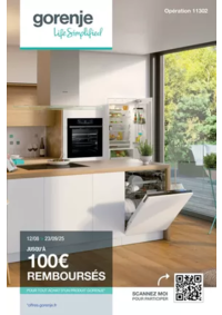 Prospectus Boulanger Barentin : OFFRE Gorenje: jusqu'à 100€ remboursés !