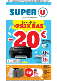 Prospectus Super U PAIMBOEUF : Spécial Rentrée des classes
