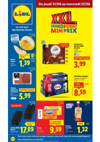 Prospectus Lidl PUSEY : Plus c'est grand, plus c'est fou ! Les formats XXL sont encore en rayon chez Lidl.