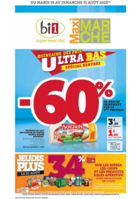 Prospectus Maximarché Sancey le long : QUINZAINE DES PRIX ULTRA BAS