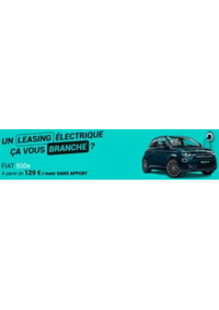 Prospectus Fiat PARIS 31 RUE SAINT-AMAND : Passer à l’électrique, sans attendre, avec une voiture branchée et pour tous.