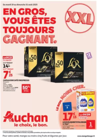 Prospectus Auchan LUXEUIL LES BAINS : XXL : En gros, vous êtes toujours gagnant