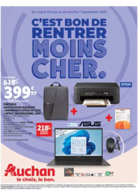 Prospectus Auchan NOYON : Rentrée des classes : c'est bon de rentrer moins cher