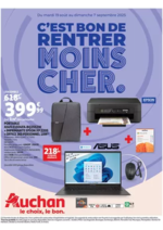 Prospectus Auchan : Rentrée des classes : c'est bon de rentrer moins cher