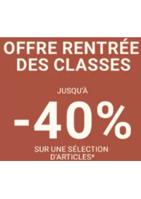 Prospectus Courir CC Villabé A6 : Offre rentrée des classes jusqu'à -40 %