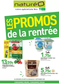Prospectus NaturéO DOURDAN : LES PROMOS de la rentrée