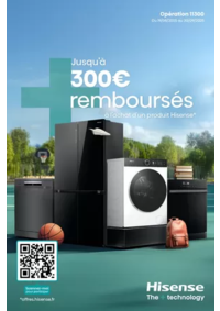 Prospectus Boulanger Besançon : OFFRE Hisense : jusqu'à 300€ remboursés !