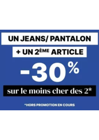 Prospectus Bonobo Porto Vecchio : Un jeans / pantalon + un 2ème article = -30% sur le moins cher des 2