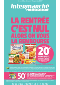 Prospectus Intermarché Super Lapalisse : GEN SEPTEMBRE 2