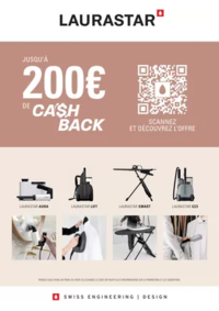 Prospectus Expert ROSTRENEN : Laurastar - Jusqu'à €200 de cashback