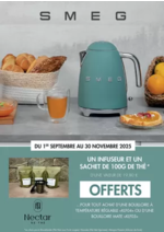 Promos et remises  : Infuseur + sachet 100g de thé offerts