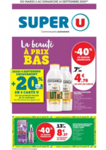 Prospectus Super U : Spécial Beauté