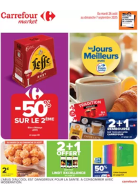 Prospectus Carrefour Market MAURIAC : LES JOURS MEILLEURS AVEC LES PRODUITS CARREFOUR !