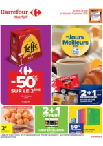 Promos et remises  : LES JOURS MEILLEURS AVEC LES PRODUITS CARREFOUR !