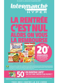 Prospectus Intermarché Hyper MORTEAU : GEN SEPTEMBRE 2