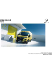 Prospectus Distributeur OPEL GARAGE ALLARY JEROME SAINT-MARTIAL-DE-VALLETTE : Opel Movano