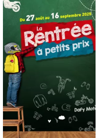 Prospectus DAFY MOTO DIJON : Avoir un bon équipement de moto est indispensable pour rouler en toute sécurité. Il est primordial d
