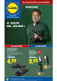 Prospectus Lidl REVIGNY SUR ORNAIN : Retrouvez le nécessaire pour bricoler avec Parkside et faire du sport avec Crivit !