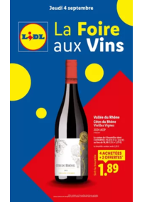 Prospectus Lidl LA FERTE GAUCHER : Jeudi 04/09