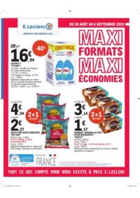 Prospectus E.Leclerc BAR LE DUC : DEPENSER MOINS 18 GV - MIXTE